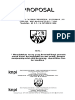 Proposal Musdakab XII KNPI 2012