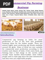 Download Start Commercial Pig Farming Business Detailed Project Report Profile Business Plan Industry Trends Market Research Survey Machinery Raw Materials Feasibility Study Investment Opportunities Cost and Revenue Plant Economics Working Capital Requirement Plant Layout Process Flow Sheet Cost of Project Projected Balance Sheets Profitability Ratios Break Even Analysis by Ajay Gupta SN353649996 doc pdf
