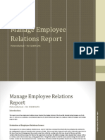 Manage Employee Relations Report Manage Employee Relations Pieternella Busk