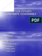 Terms & Concepts Corporate Governance