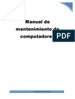 Manual de Mantenimiento de Computadores