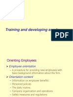 Training and Developing Employees