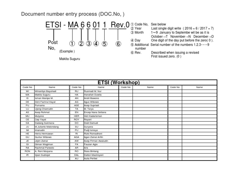 Document Number Entry Process Guide | PDF