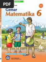 Gemar Matematika untuk SD/MI Kelas 6