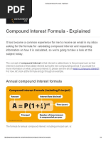 Compound Interest Formula - Explained