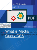 Introduction to CSS Media Query - Lesson 11