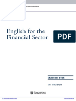 English For The Financial Sector: Student's Book