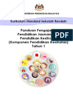 Panduan Pengajaran  KSSR PJPK KOMPONEN PK Semakan Tahun 1.pdf