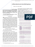 Unstable Operation of PV Inverter