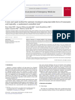 Tranexamic Acid as Treatment Epistaxis