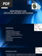 Artificial Neural Networks - MiniProject