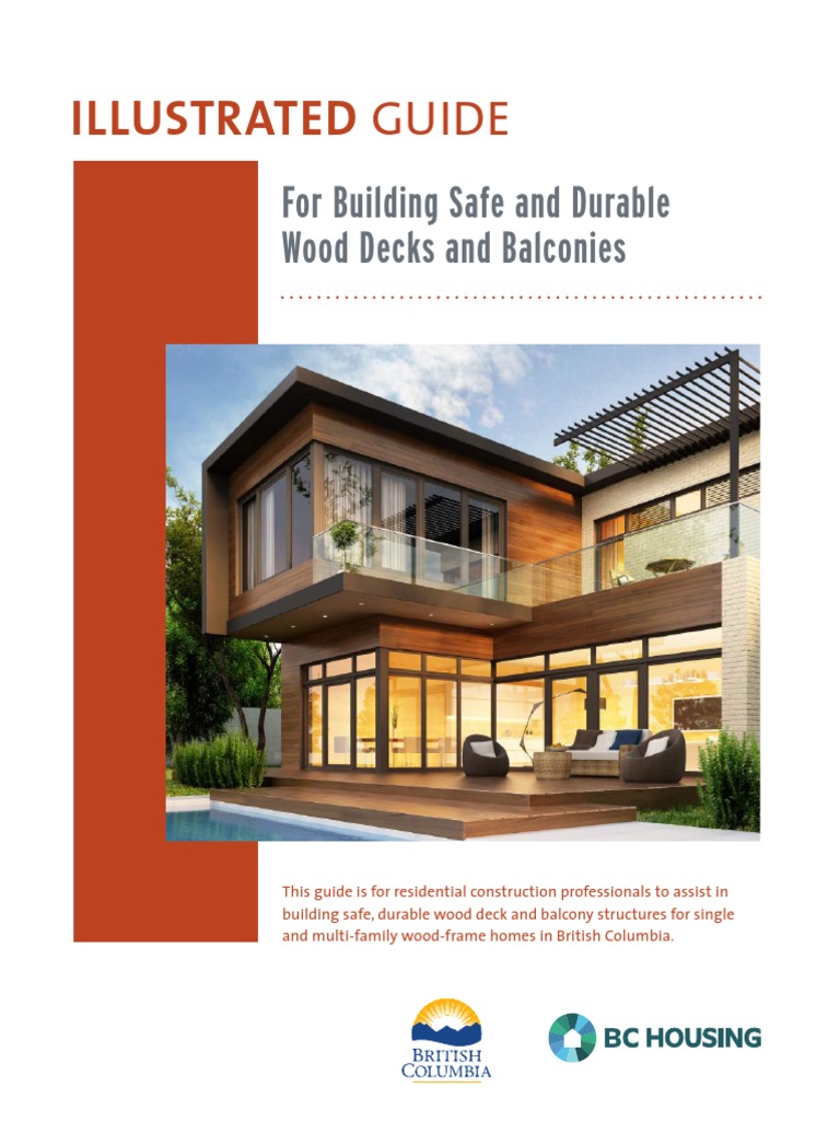 BC Deck and Balcony Building Guide | PDF | Framing (Construction) | Screw