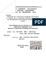 2009 APLICACIÓN DE LA DIRECCIÓN INTEGRADA DE PROYECTO AL CONTROL DE LA EJECUCIÓN FINANCIERA DEL PROYECTO.pdf
