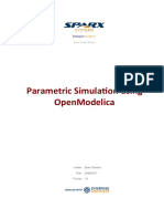 Parametric Simulation Using Openmodelica