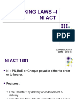 Banking Laws - I Ni Act