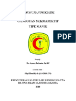 Gangguan Skizoafektif Tipe Manik