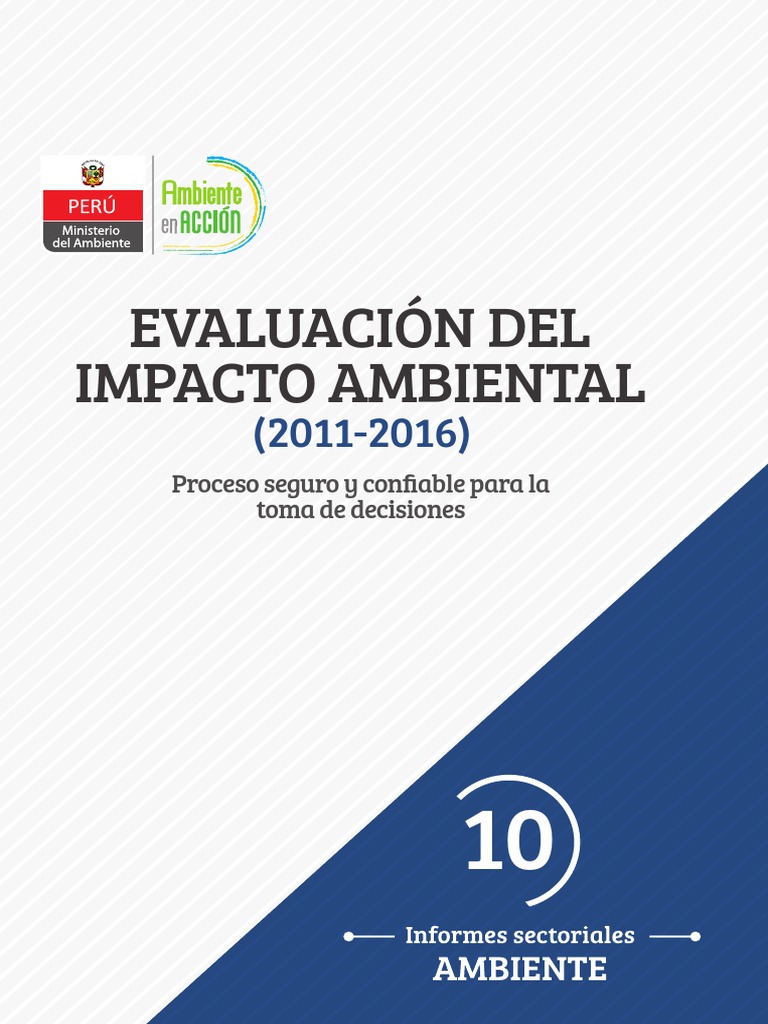 Evaluación Del Impacto Ambiental PDF | PDF | Evaluación de impacto ...