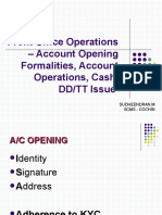 11 Front Office Operations - Account Opening Formalities
