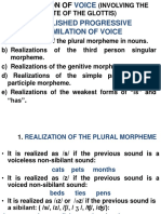 Assimilation of Voice