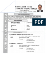 Cv-William Santiago Córdova Carrillo