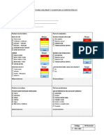 Check List para Valorar y Clasificar La Exposición Uv