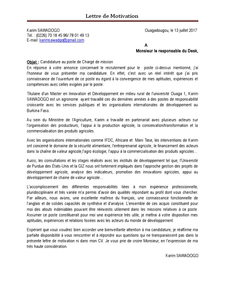 lettre de mission pdf