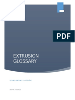 Extrusion Glossary