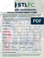 Early Registration Form