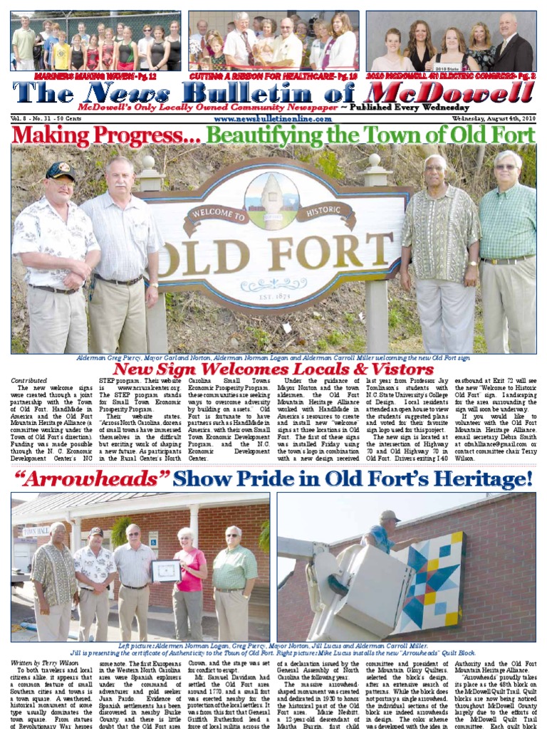 Making Progress... Beautifying The Town of Old Fort PDF