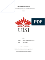 Mikrobiologi Industri (Fermentasi Keju)