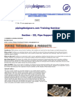 Section - III, Pipe Supports