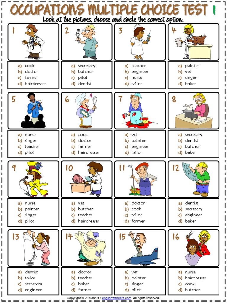 occupations-vocabulary-esl-multiple-choice-tests-for-kids-business