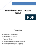 Sub Surface Safety Valve (SSSV)