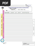 Subject & Schedule: - Activity No. - Title