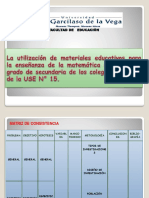 Ejemplo de Matriz de Consistencia de Una Tesis Revisada