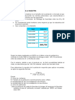 Determinación de La Muestra