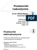 Akustyka - Przetworniki Elektroakustyczne