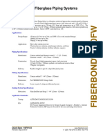Fiberbond Fiberglass Piping Systems Series 110FW: Description