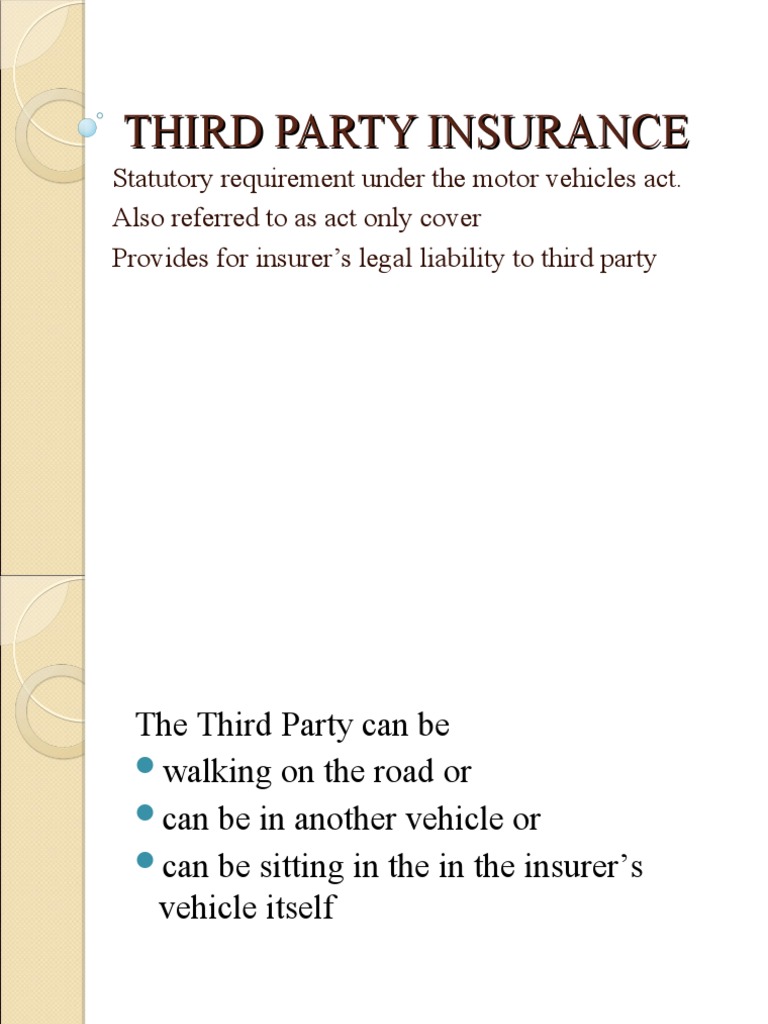 Third Party Insurance