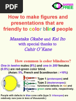 How To Make Figures and Presentations That Are Friendly To People