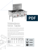 Waterless Wok Tables