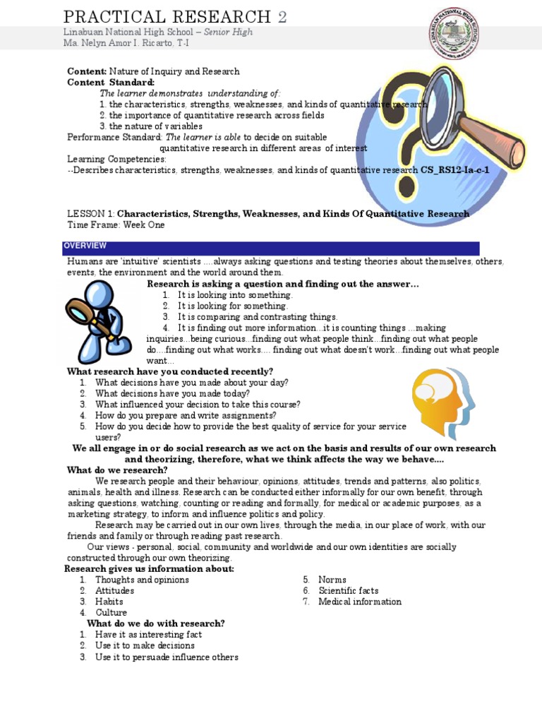 example of practical research 2 title