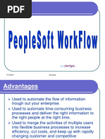 PeopleSoft WorkFlow