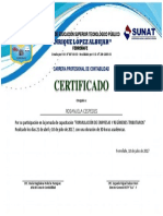 Certificado Contabilidad