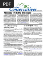 BC Conservatives August 2010 Newsletter