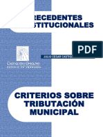 01 Tributaciòn Municipal - PRECEDENTES CONSTITUCIONALES - Julio Cesar Castiglioni