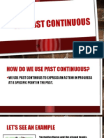 The Past Continuous
