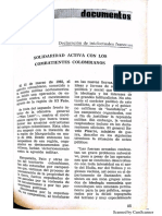 Solidaridad Activa Con Los Combatientes Colombianos. Rev. Doc. Politicos 49 May 1965_28