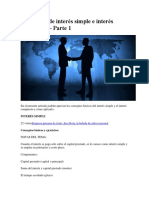 Aplicación de Interés Simple e Interés Compuesto