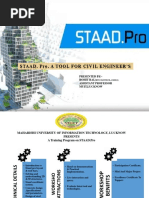 Staad. Pro. A Tool For Civil Engineer'S: Presented By:-Rohit Rai, (Assistant Professor Muit, Lucknow